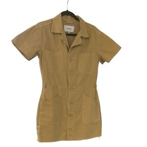 Pistola yellow/golden cargo dress size xs